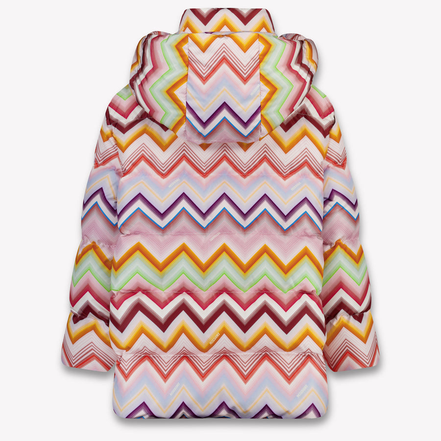 Missoni Kinder Meisjes Winterjas In Licht Roze