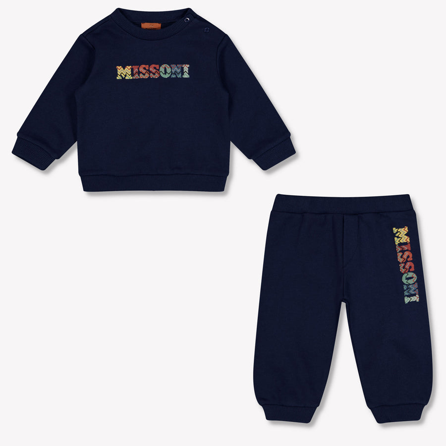 Missoni Baby Boys Jogging suit In Navy