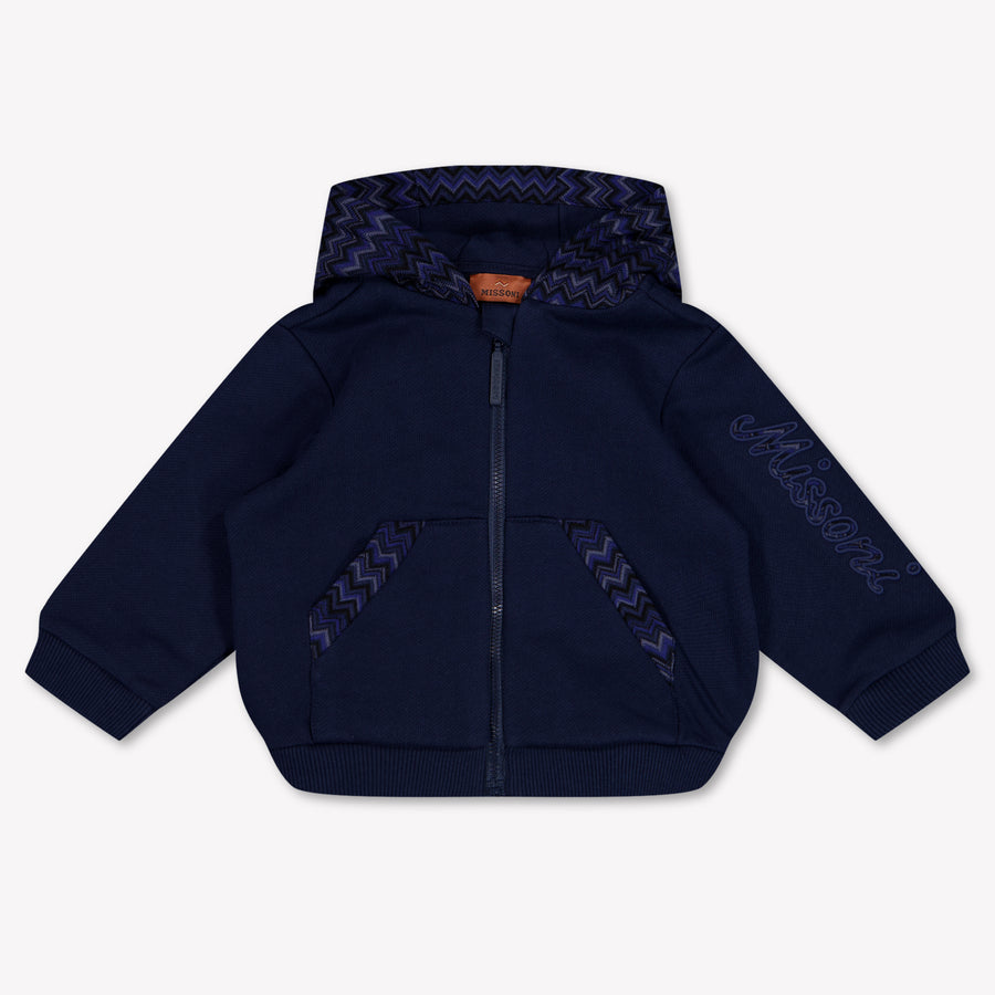 Missoni Baby Boys Cardigan in Navy