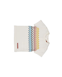 Missoni Baby Jongens T-Shirt In Off White