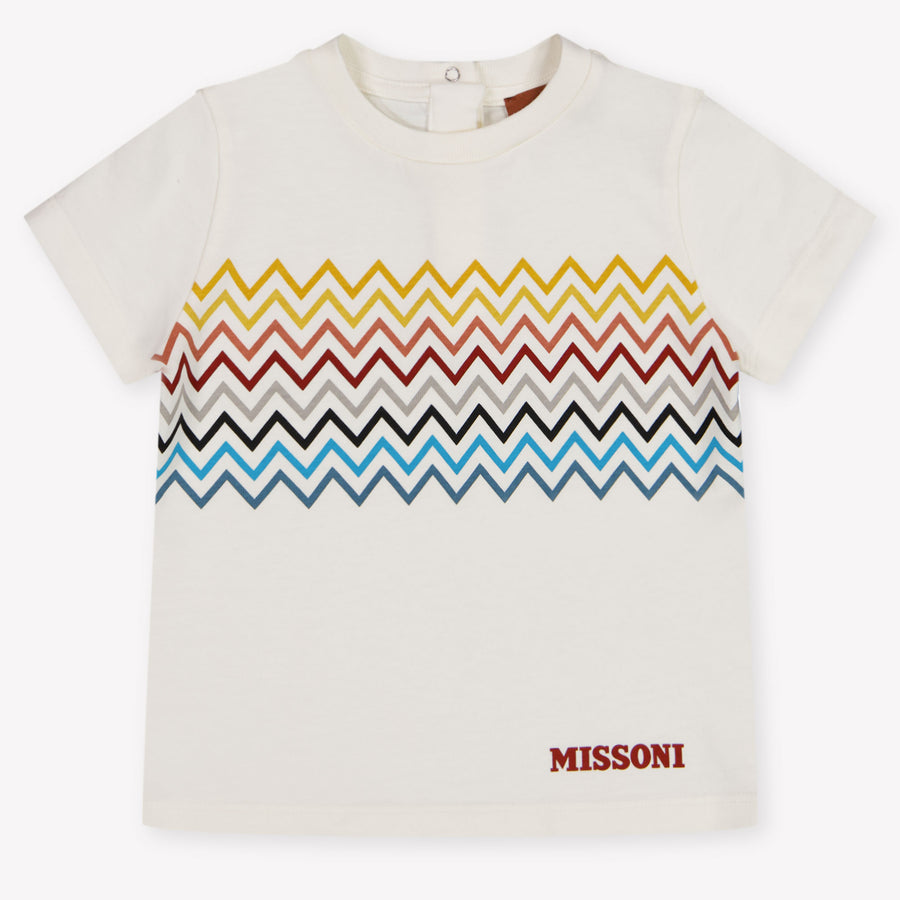 Missoni Baby Boys T-Shirt in Off-White