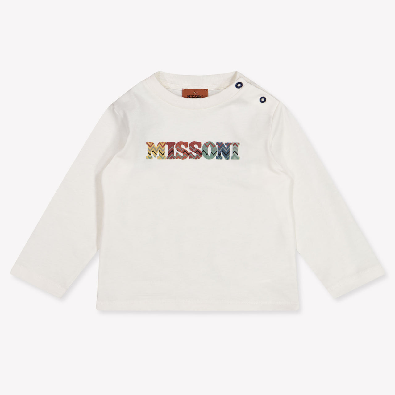 Missoni Baby Jongens T-Shirt In Off White