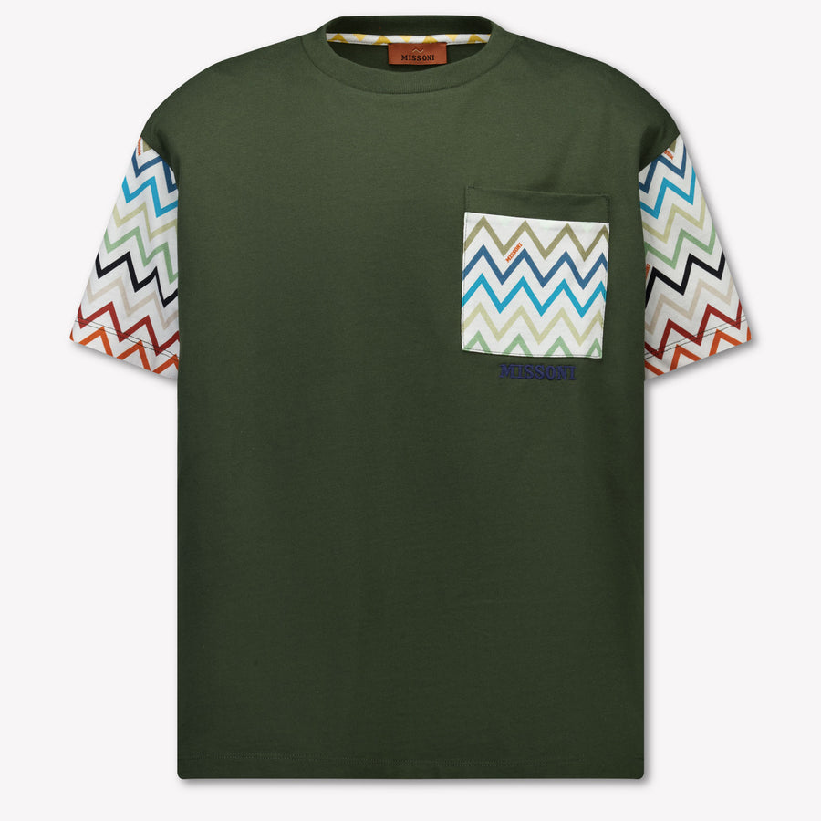 Missoni Boys T-Shirt in Dark Green