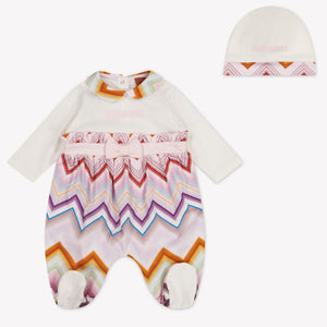 Missoni Baby Girls Playsuit In OffWhite