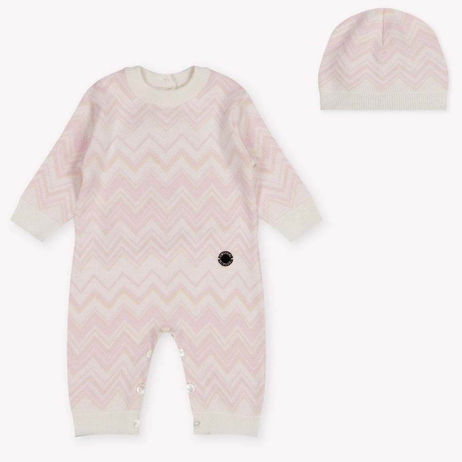 Missoni Baby Meisjes Boxpakje In Licht Roze