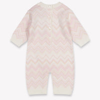 Missoni Baby Girls Playsuit In Light Pink