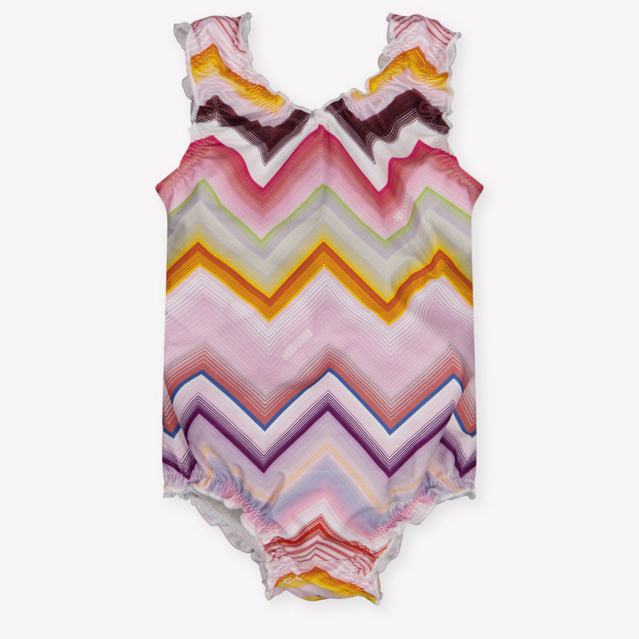 Missoni Baby Meisjes Zwemkleding In Licht Roze