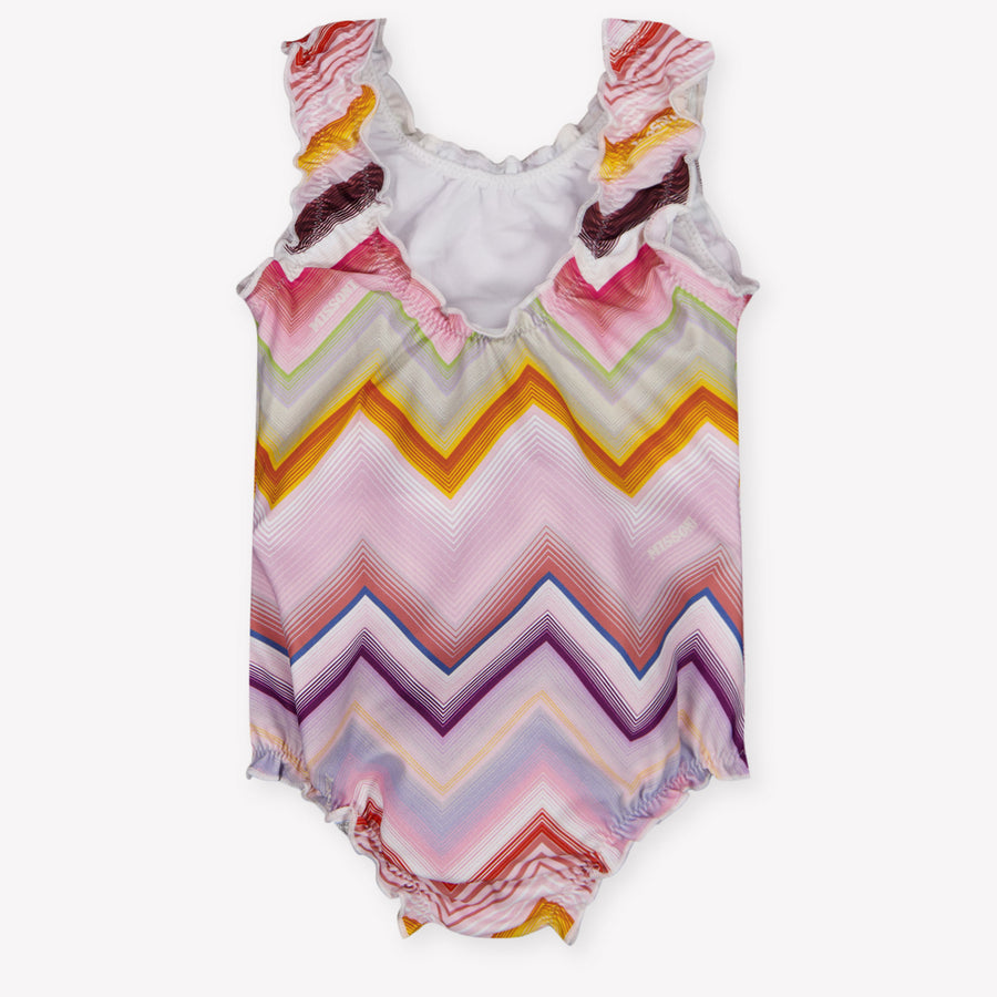 Missoni Baby Girls Swimwear In Light Pink