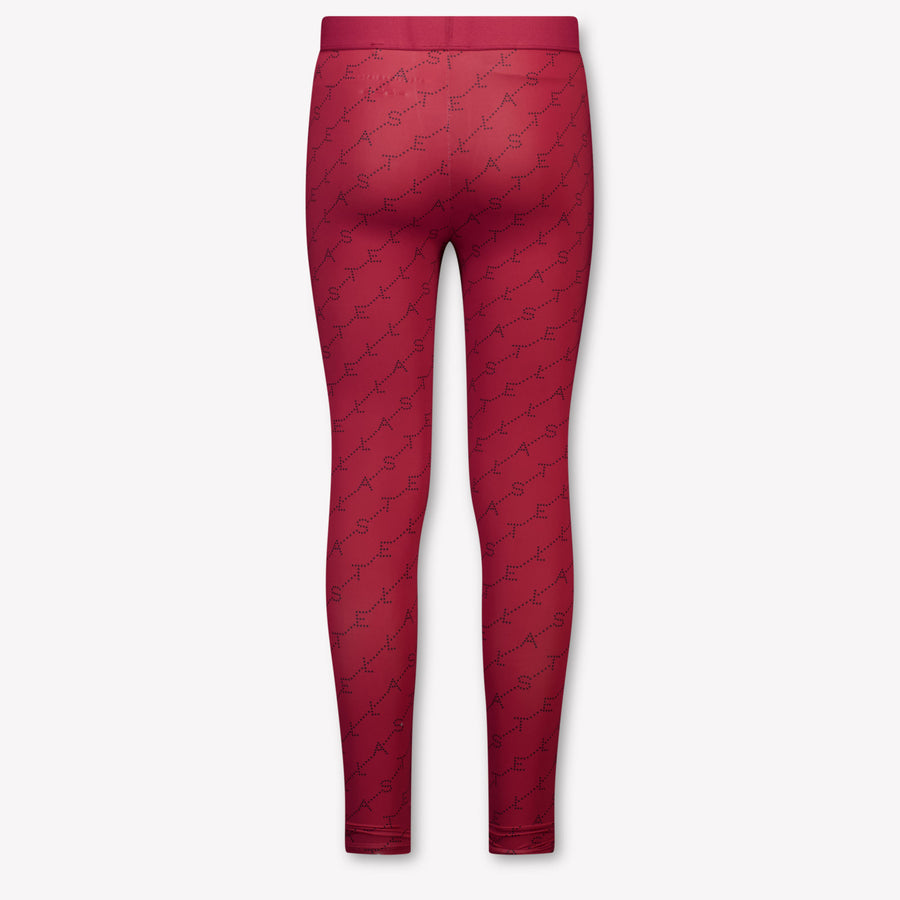 Stella McCartney Kids Girls Leggings In Bordeaux