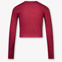 Stella McCartney Kinder Meisjes T-Shirt In Bordeaux