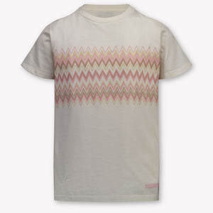 Missoni Kinder Meisjes T-Shirt In Licht Roze