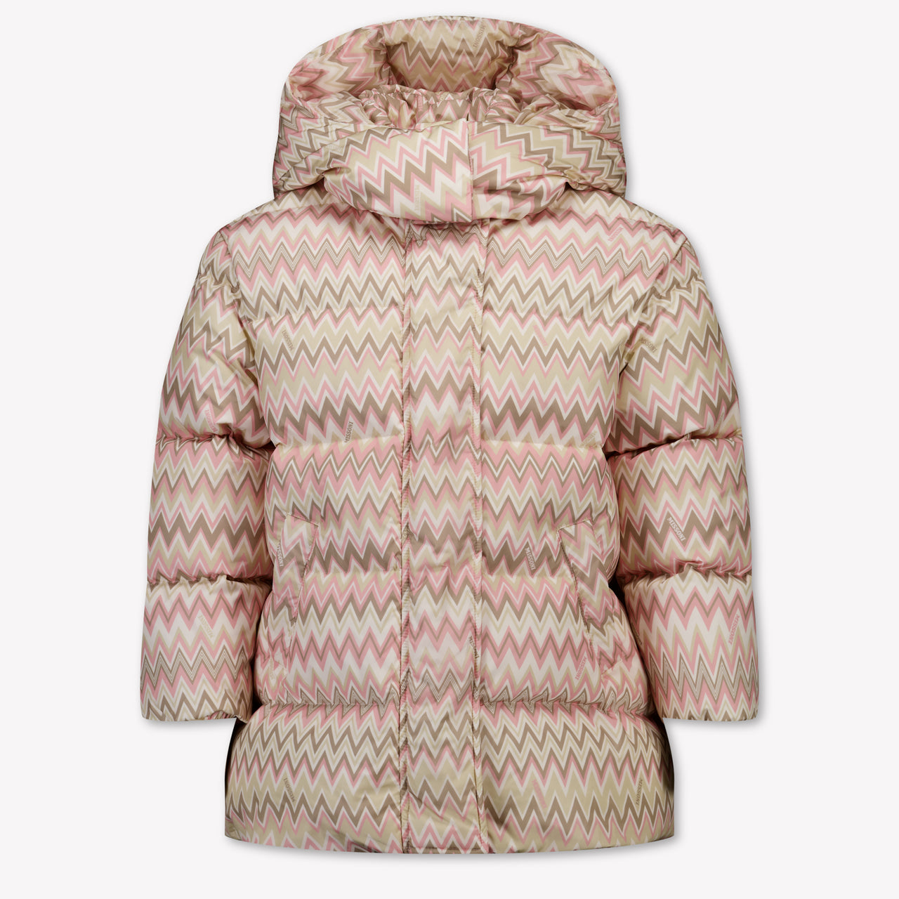 Missoni Kinder Meisjes Winterjas In Licht Roze