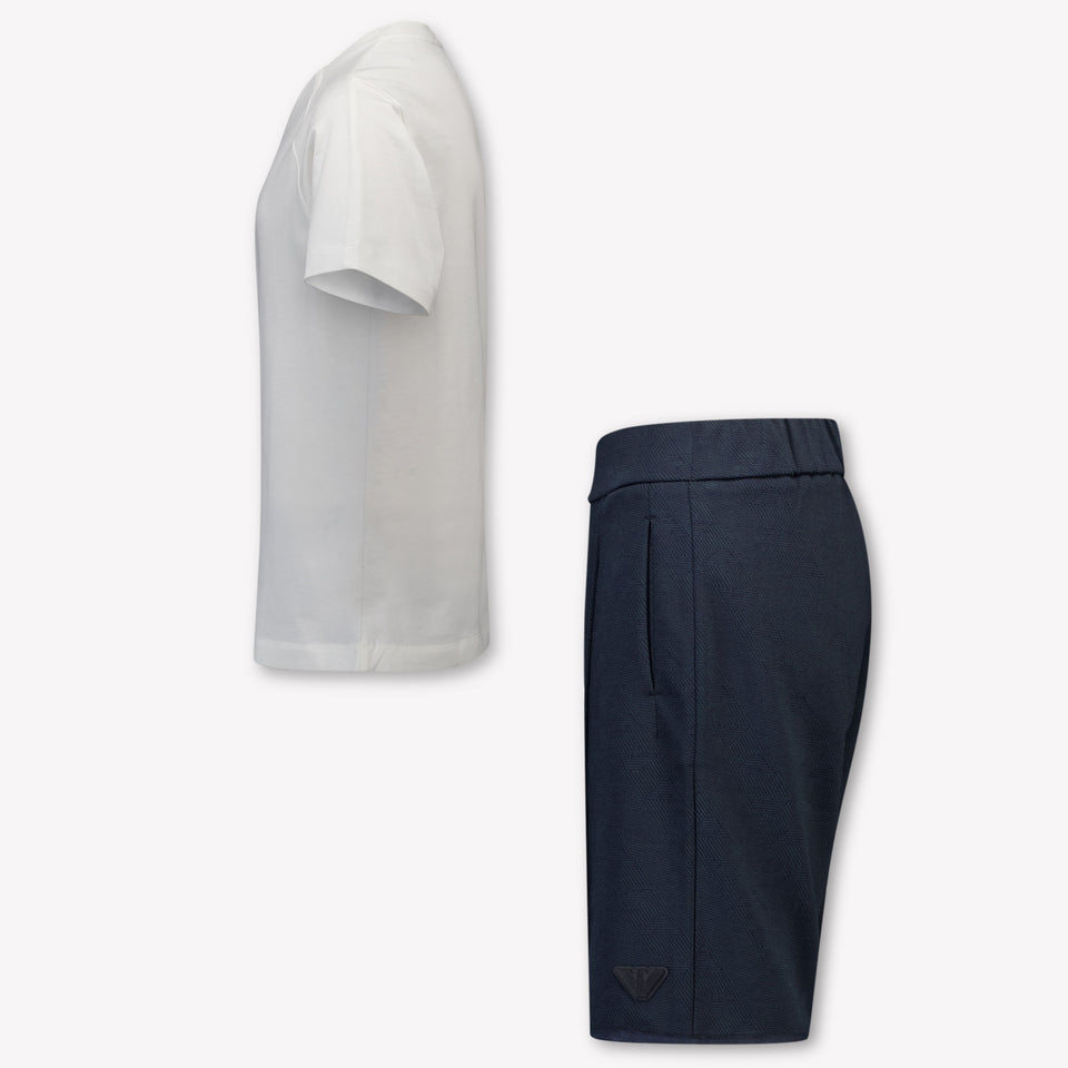 Armani Kinder Jongens Setje In Navy