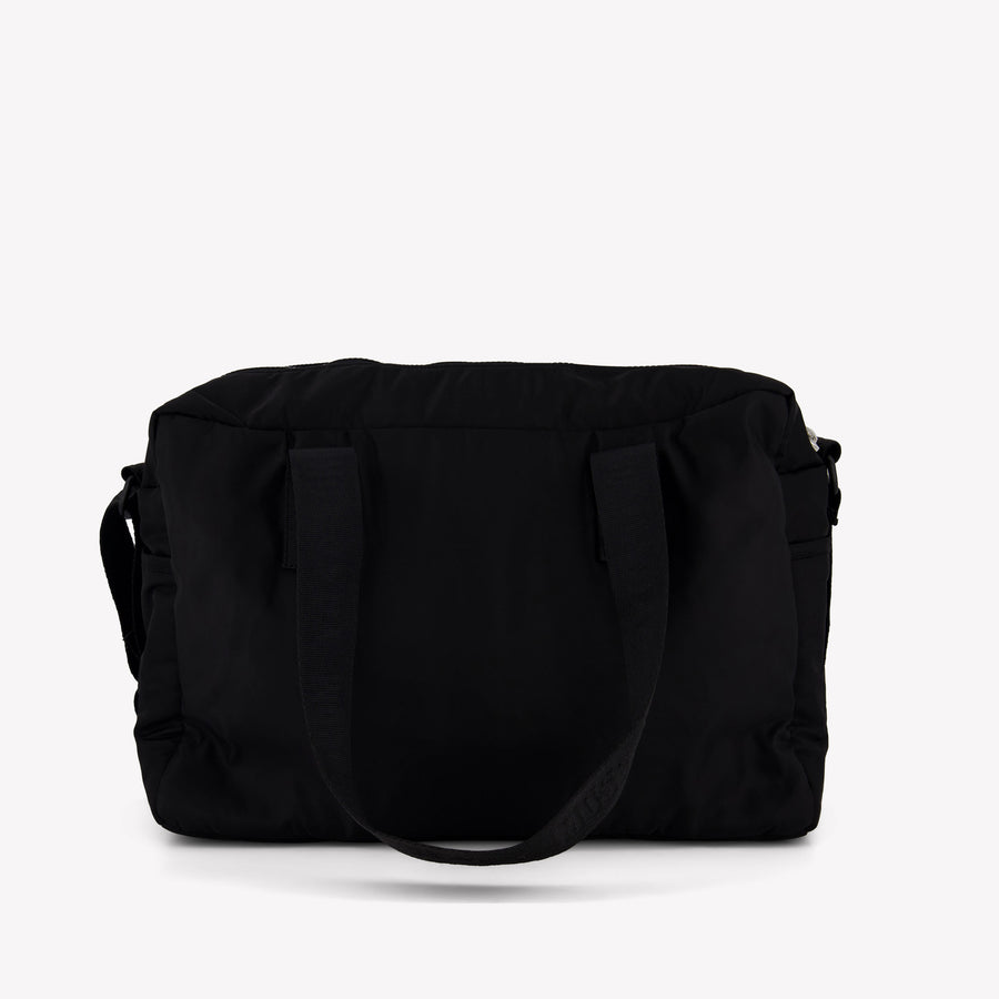 Moschino Baby Unisex Diaper Bag In Black