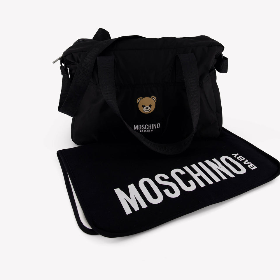 Moschino Baby Unisex Luiertas In Zwart