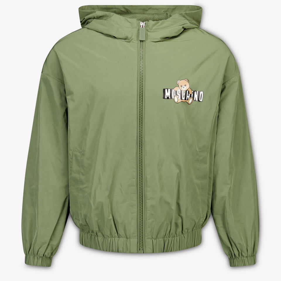 Moschino Kids Unisex Summer jacket In Army