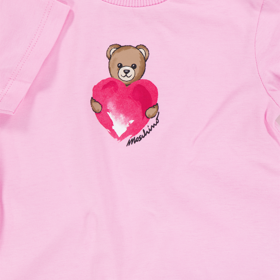 Moschino Baby Girls Dress In Pink