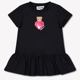 Moschino Baby Girls Dress In Black