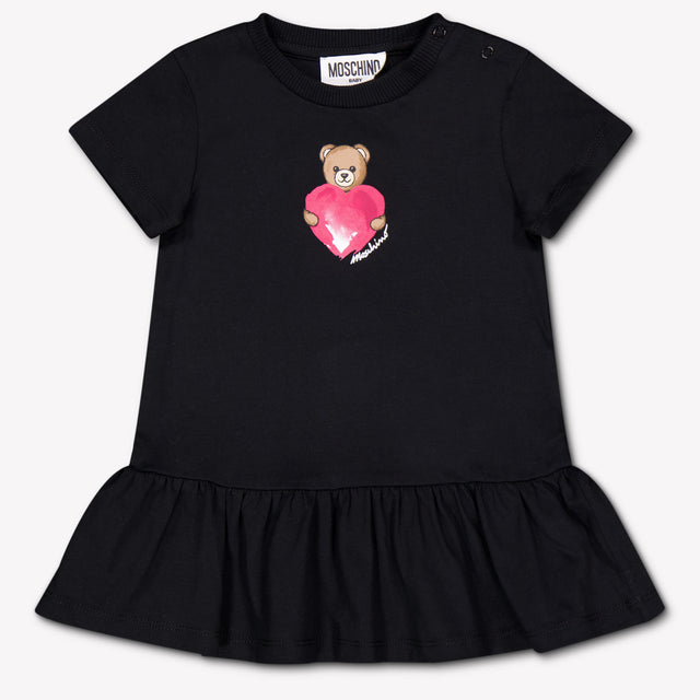 Moschino Baby Girls Dress In Black