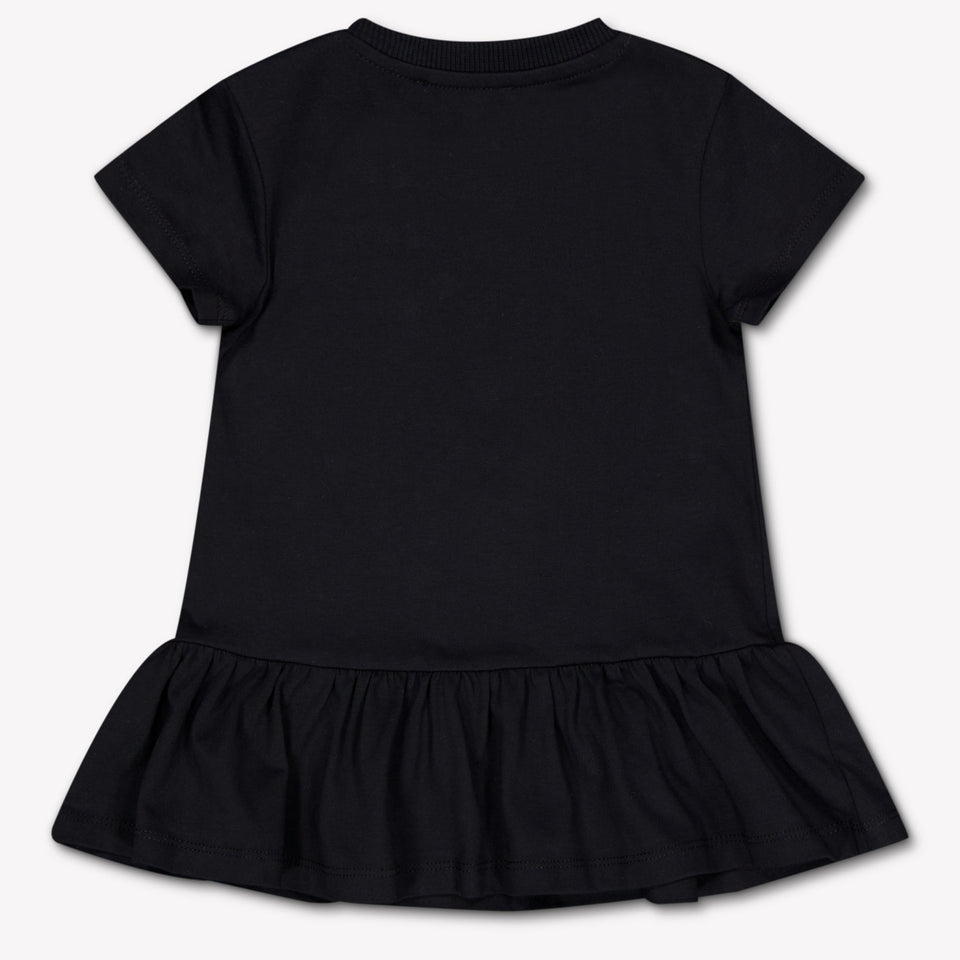 Moschino Baby Girls Dress In Black