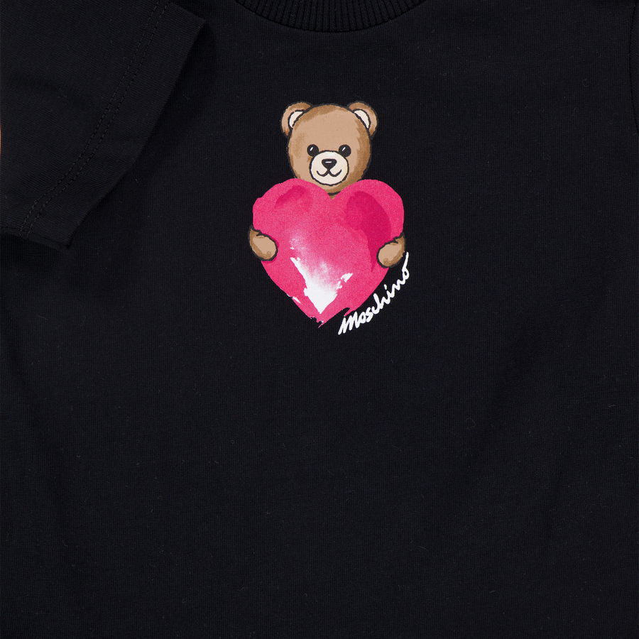 Moschino Baby Girls Dress In Black