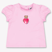 Moschino Baby Meisjes T-Shirt In Roze