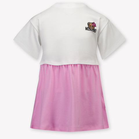 Moschino Kinder Meisjes Jurk In Roze