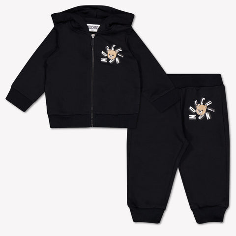 Moschino Baby Jongens Joggingpak In Zwart