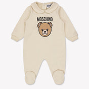 Moschino Baby Unisex Bodysuits in Beige
