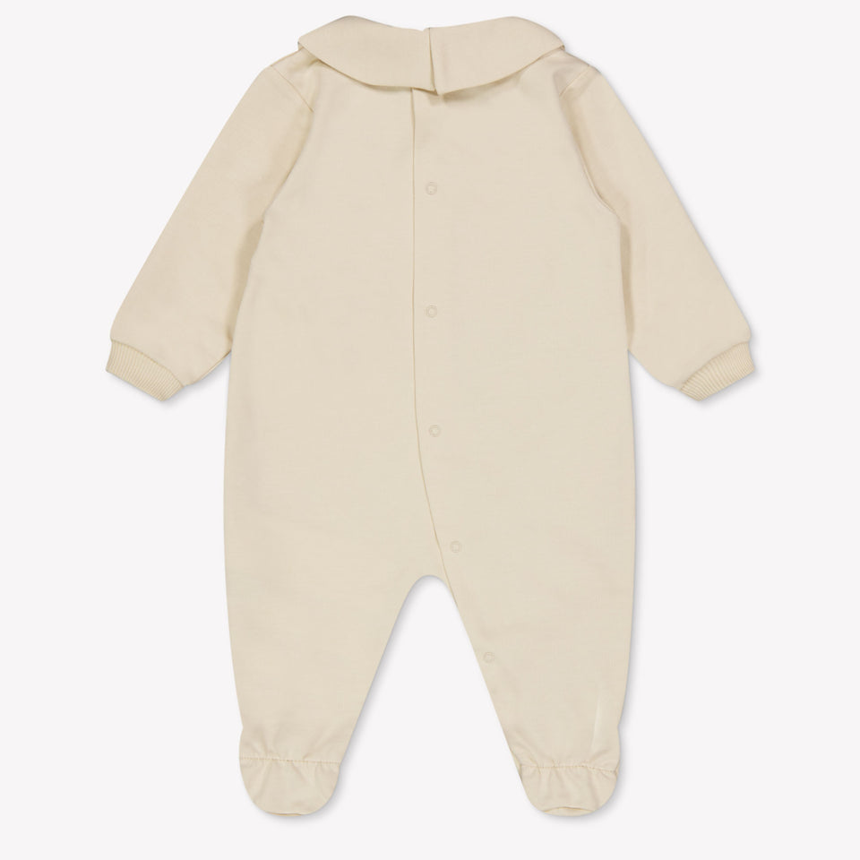Moschino Baby Unisex Bodysuits in Beige