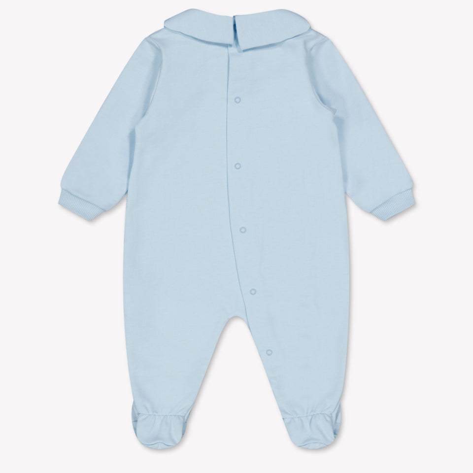 Moschino Baby Unisex Bodysuits in Light Blue