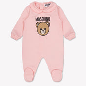 Moschino Baby Girls Bodysuits in Light Pink