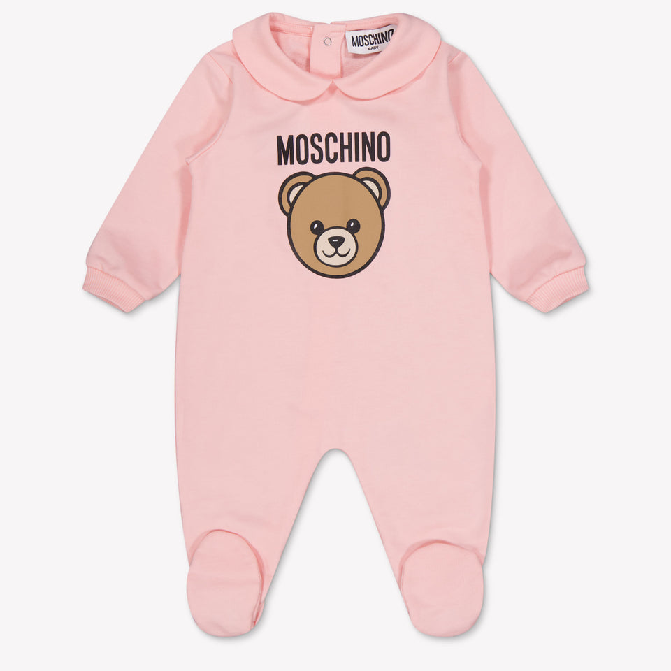 Moschino Baby Girls Bodysuits in Light Pink