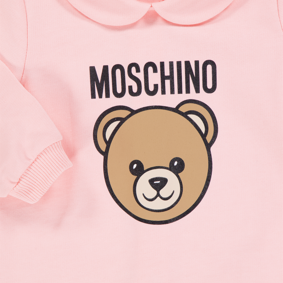 Moschino Baby Girls Bodysuits in Light Pink