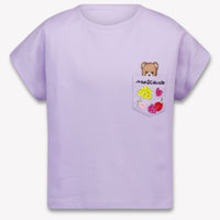 Moschino Kids Girls T-Shirt In Lilac