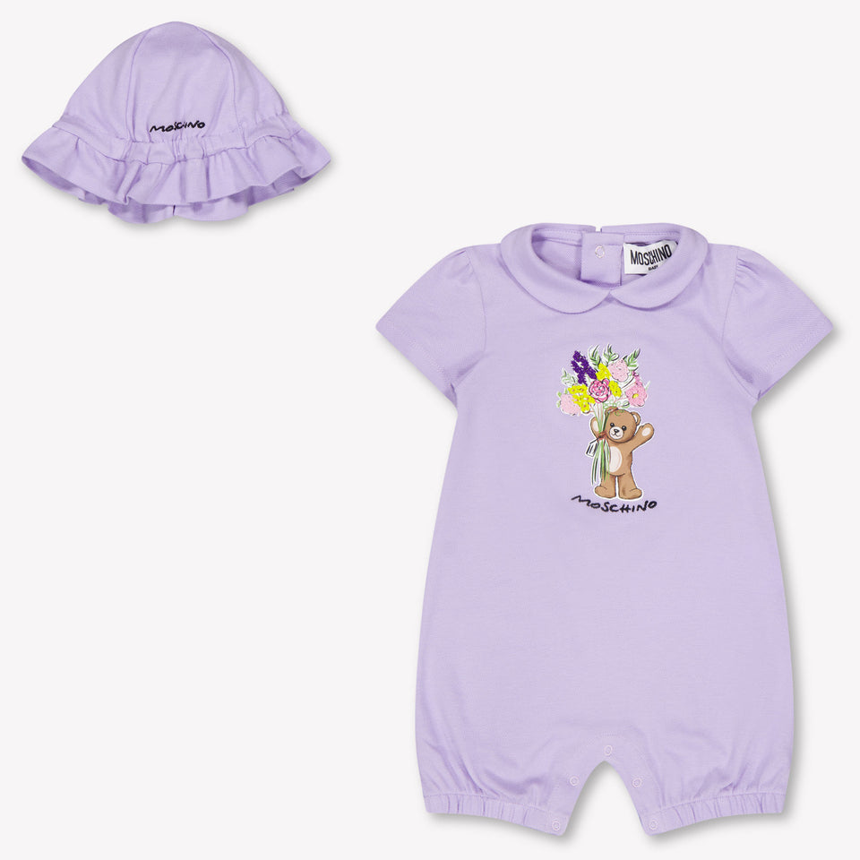 Moschino Baby Meisjes Setje In Lila