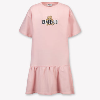 Moschino Kinder Meisjes Jurk In Licht Roze