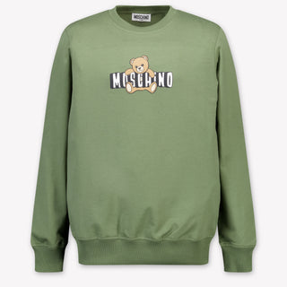 Moschino Kinder Unisex Trui In Army