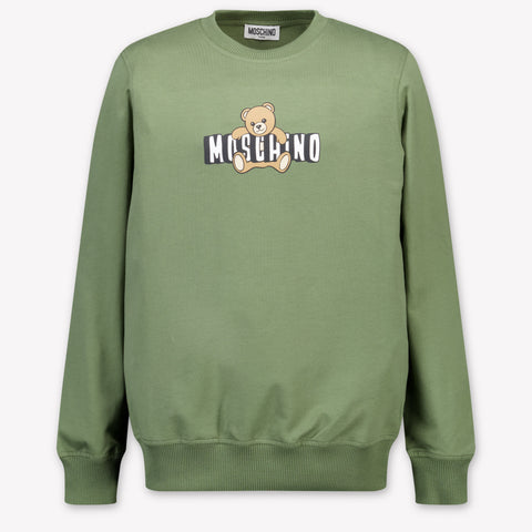 Moschino Kids Unisex Sweater In Army
