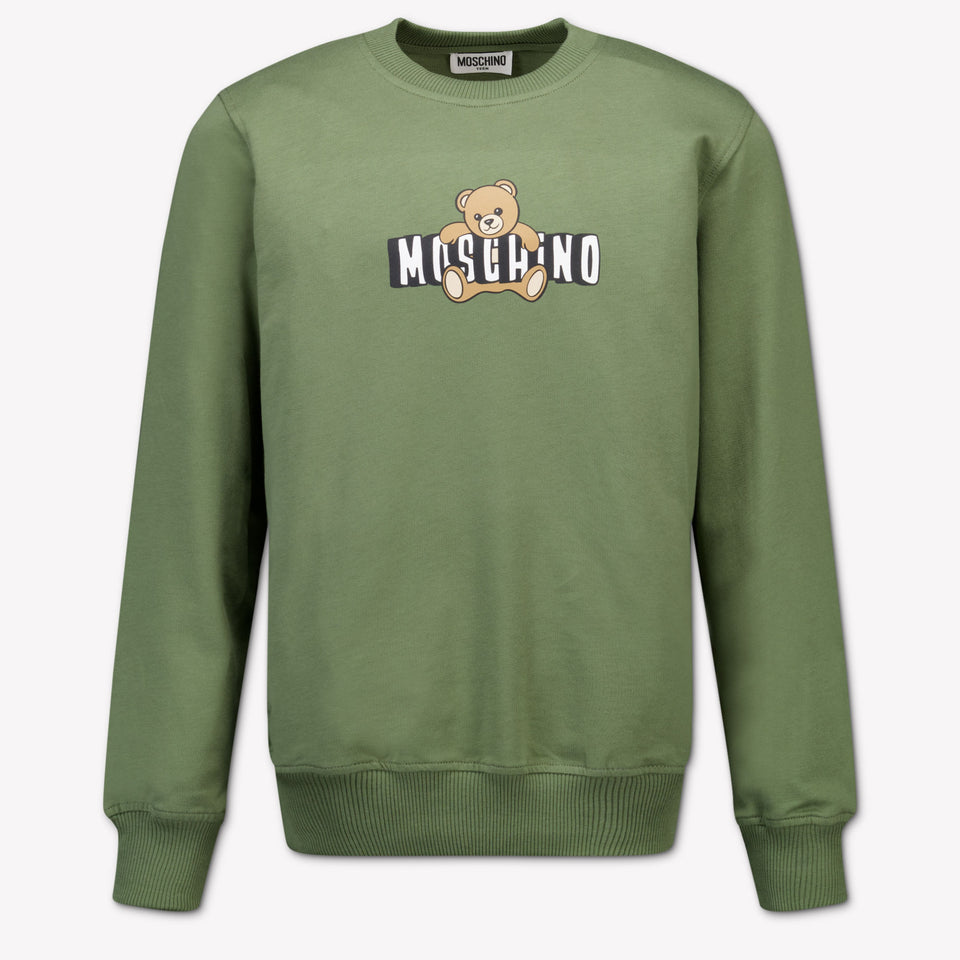 Moschino Kids Unisex Sweater In Army