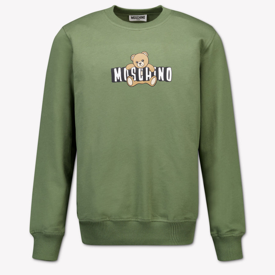 Moschino Kinder Unisex Trui In Army