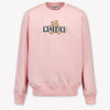 Moschino Kids Unisex Sweater In Light Pink