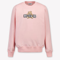 Moschino Kinder Unisex Trui In Licht Roze