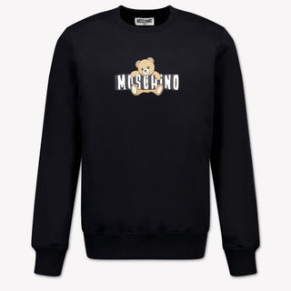 Moschino Kinder Unisex Trui In Zwart