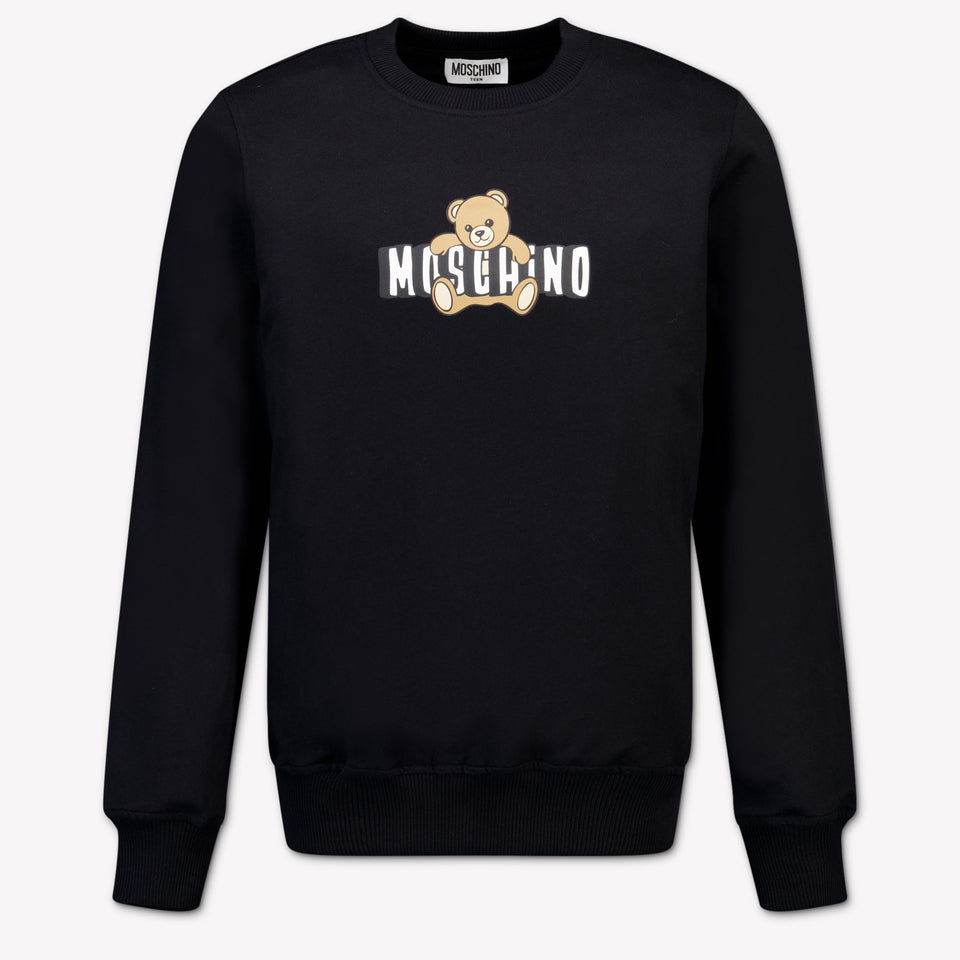 Moschino Kinder Unisex Trui In Zwart