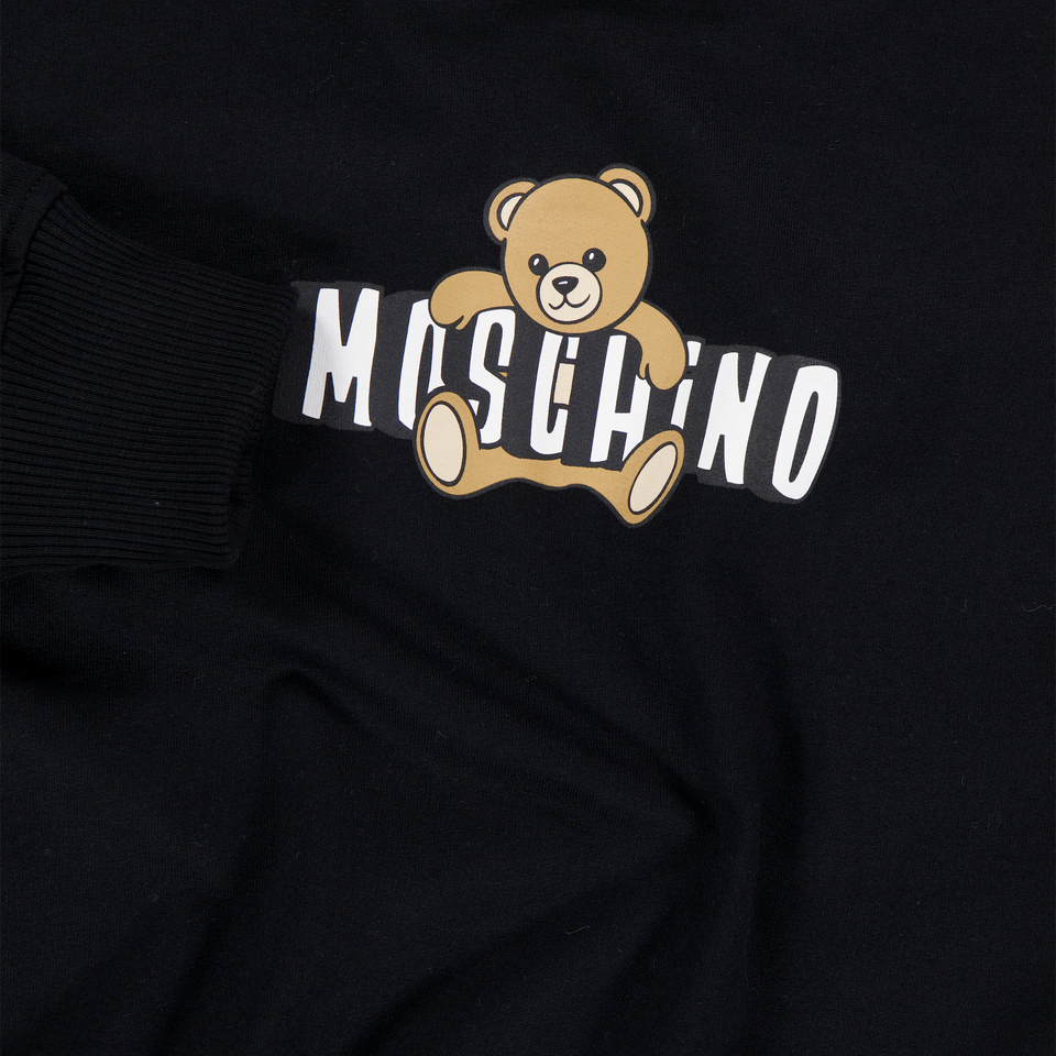 Moschino Kinder Unisex Trui In Zwart