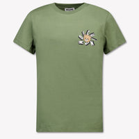 Moschino Kids Boys T-Shirt In Army
