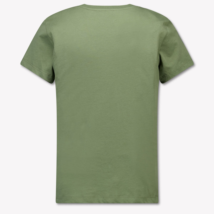Moschino Kids Boys T-Shirt In Army