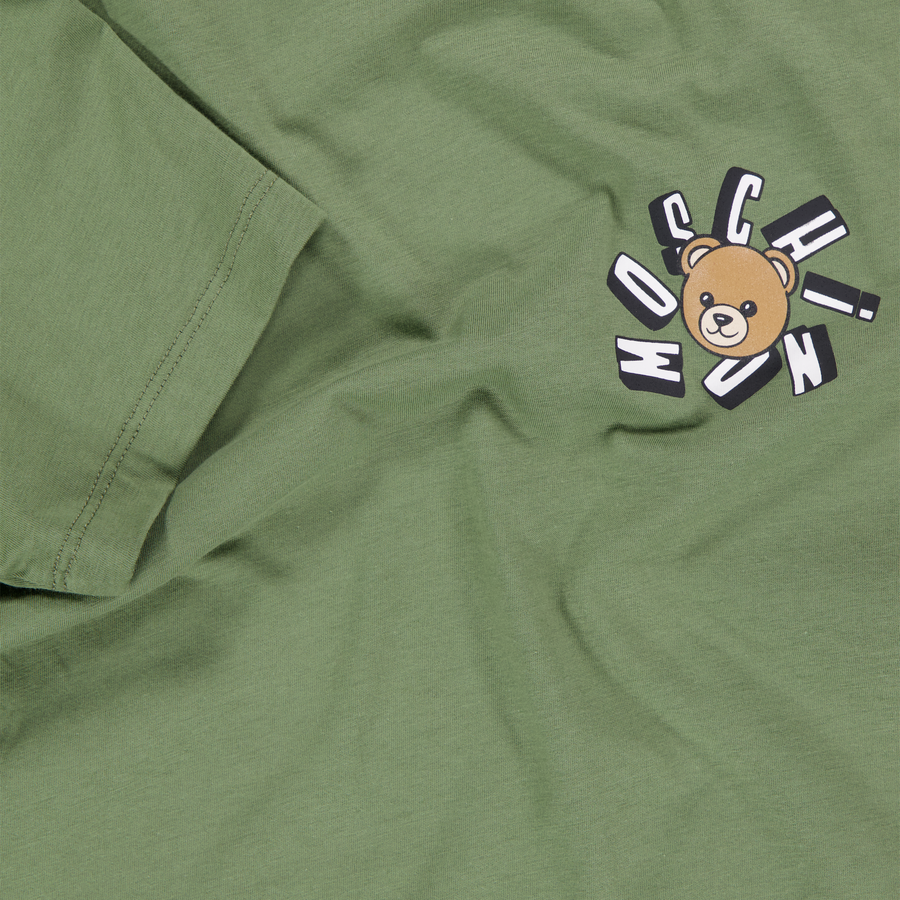 Moschino Kids Boys T-Shirt In Army