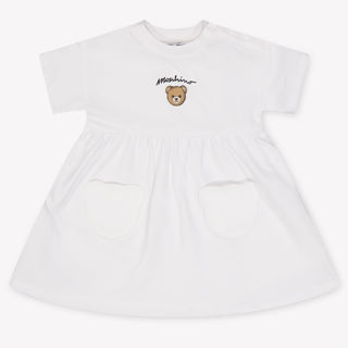 Moschino Baby Meisjes Jurk In Wit